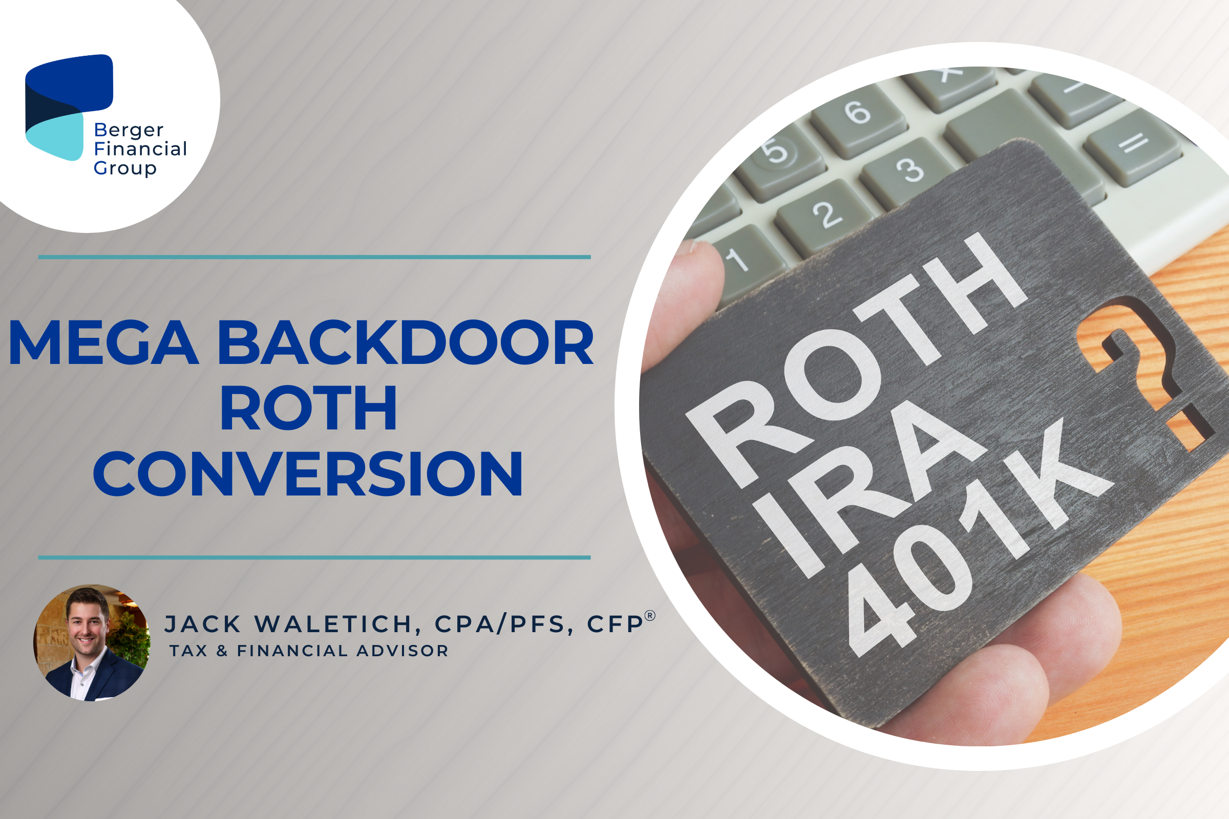 Mega BackDoor Roth Conversion Thumbnail